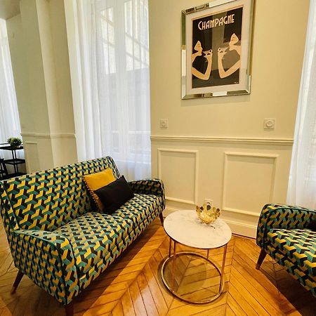 Appartement De Charme Art Deco - Hyper-Centre Ville - Place D'Erlon - Gare - 랭스 외부 사진